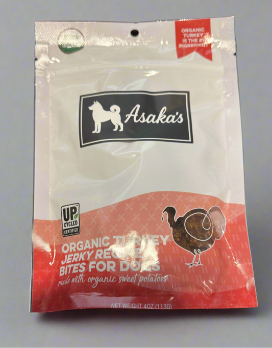 Asakas Premium “Turkey Jerky Bites” Dog Treats