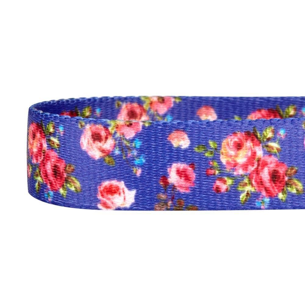 Spring Floral Pattern Light-weighted Adjustable Dog Collar