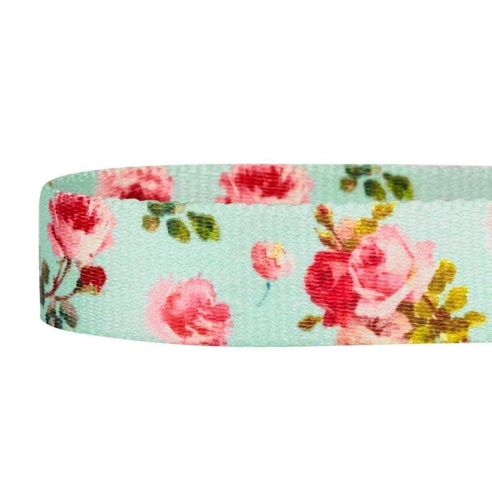 Spring Floral Pattern Light-weighted Adjustable Dog Collar