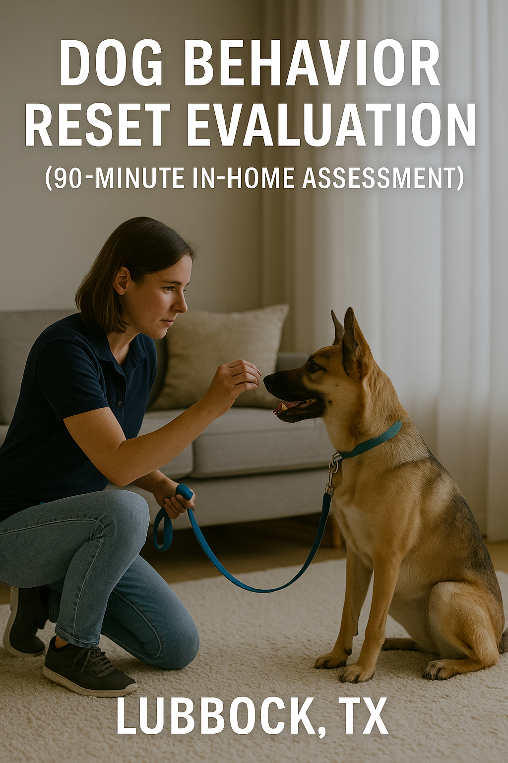 Dog Behavior Reset Evaluation – Lubbock, TX